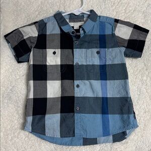 Burberry button up shirt for boys